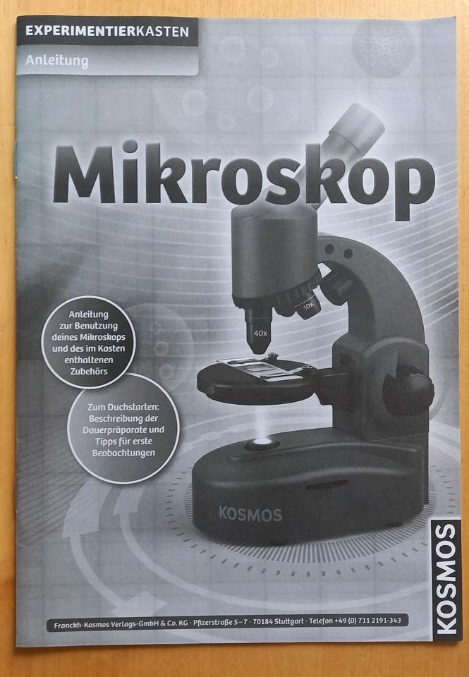 Mikroskop Kosmos Experimentierkasten in Ronneburg