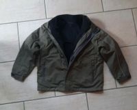 122/128 Winterjacke mit herausnehmbarer Fleecejacke khaki Niedersachsen - Drochtersen Vorschau