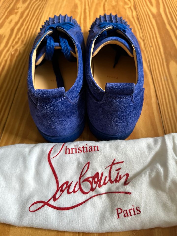 Sneaker Christian Louboutin Paris Größe 44.5 blau in Hamburg
