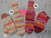 Handgestrickte Socken Gr. 42/43 Sockenwolle 8-fach (2× 4fach) Nordrhein-Westfalen - Leverkusen Vorschau