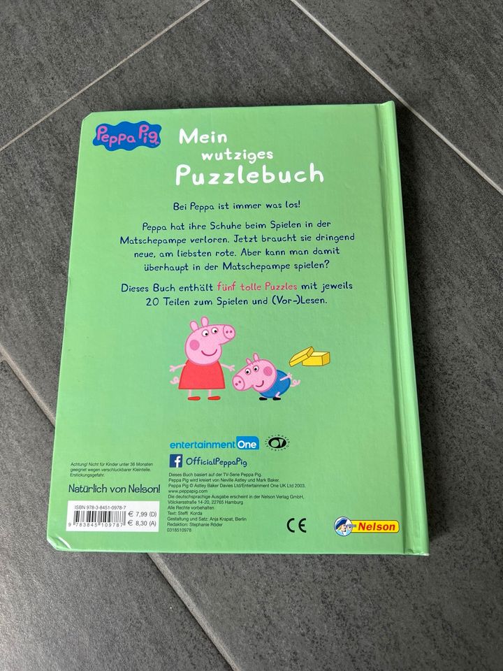 Peppa Pig Mein wutziges Puzzlebuch in Weibern