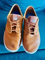 Braune Adidas Halbschuhe in Größe 40 2/3 (UK 7) Bayern - Roßtal Vorschau