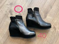 NEU ❣️ FELMINI Keil Leder Stiefelette Silber metallic, schwarz 40 Rheinland-Pfalz - Mainz Vorschau