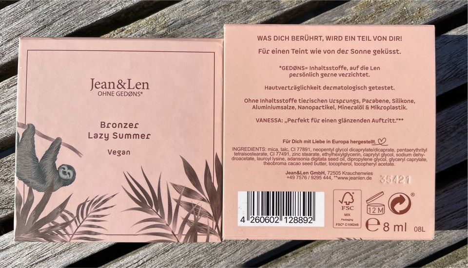 Jean & Len Bronzer Lazy Summer Schimmer Bröune in Bischoffen