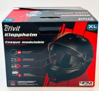 Neu Motorradhelm Klapphelm crivit XL 61 cm schwarz matt Niedersachsen - Schwarme Vorschau