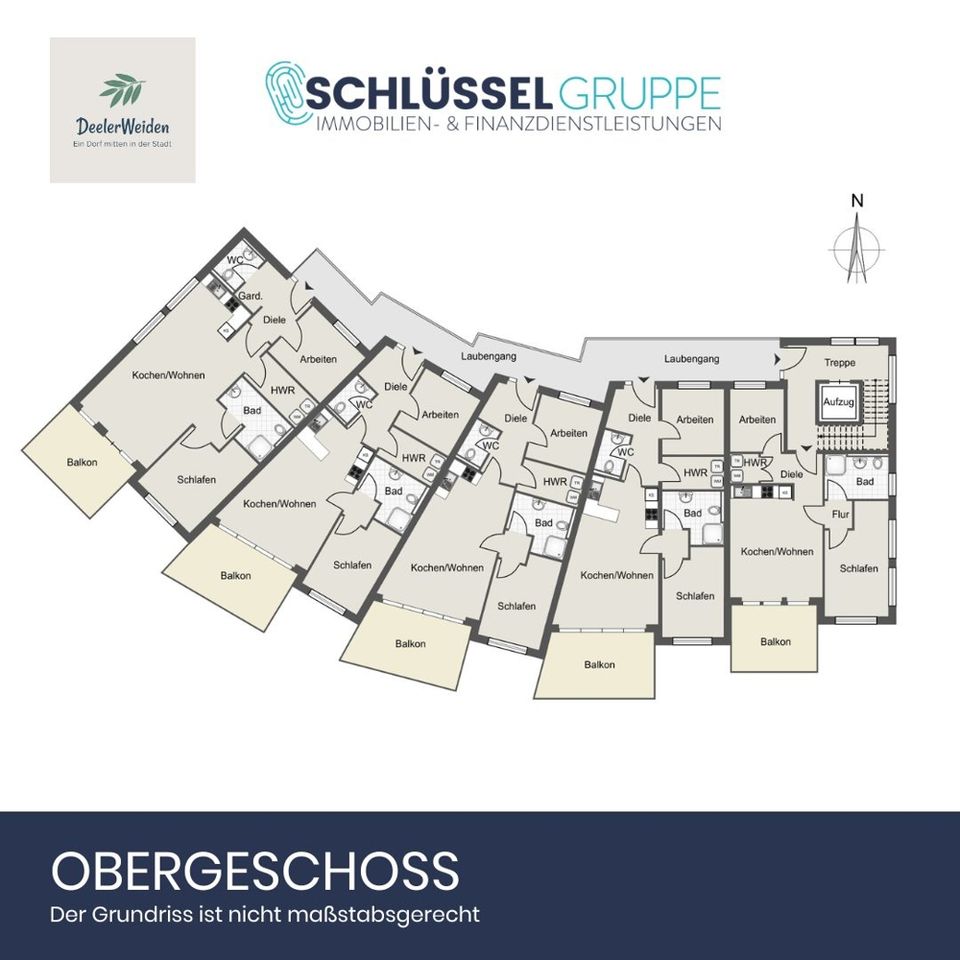 DeelerWeiden Oldenburg | Neubau-Wohnung KfW 40 | Wohnung 08 in Oldenburg