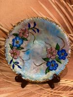 Louise Arnaud Limoges Kupfer Blumen Schale Blue Floral Hessen - Rüsselsheim Vorschau