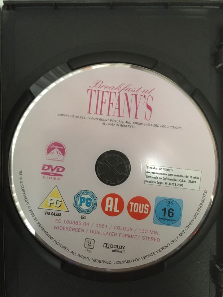 DVD - „Frühstück bei Tiffany“ in München