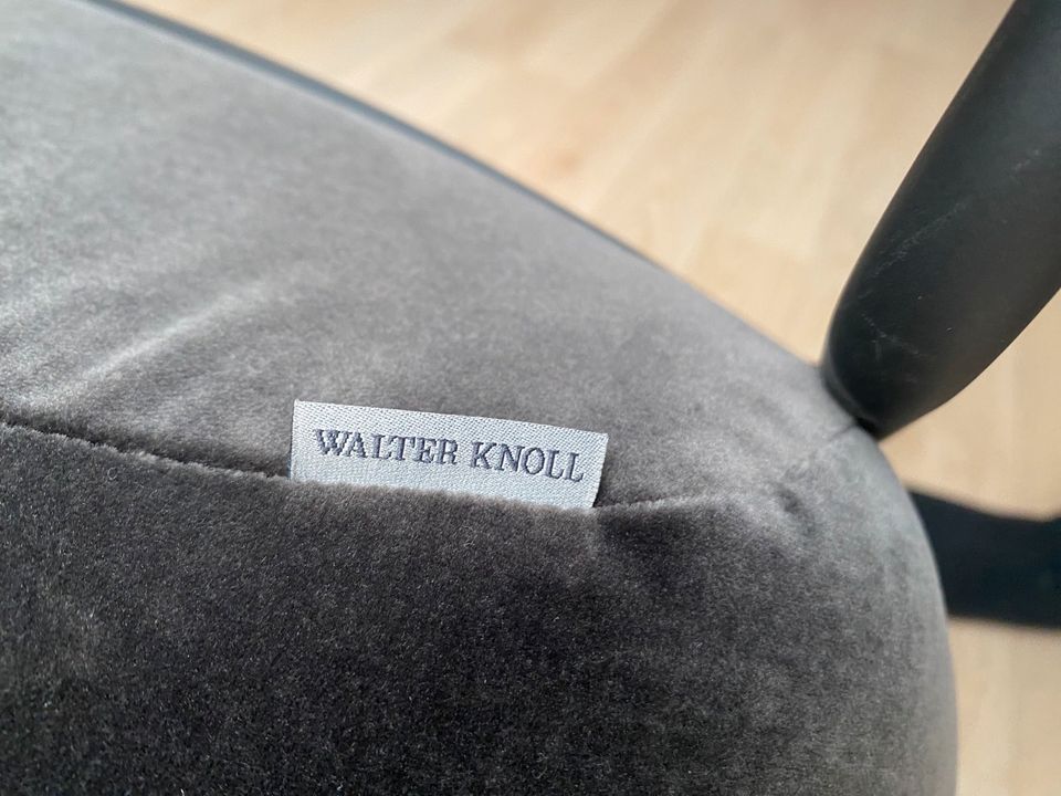 Originaler Walter Knoll 369-10 Samt Sessel in Düsseldorf