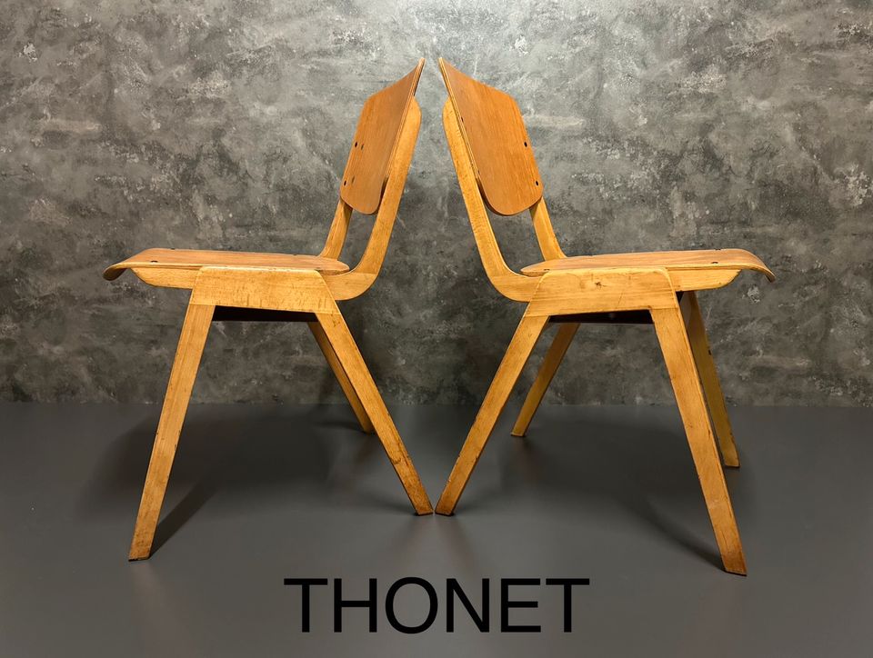 Original Thonet Stühle Vintage Stuhl Thonet Bauhaus Mid Century in Bruchköbel