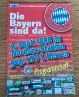 Stadionheft Programm Leher TS Bremerhaven - Bayern München, 1998 Niedersachsen - Edewecht Vorschau