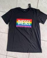 Diesel Damen T-Shirt, Gr. L. Schwarz/bunter Aufdruck, Neu Niedersachsen - Braunschweig Vorschau