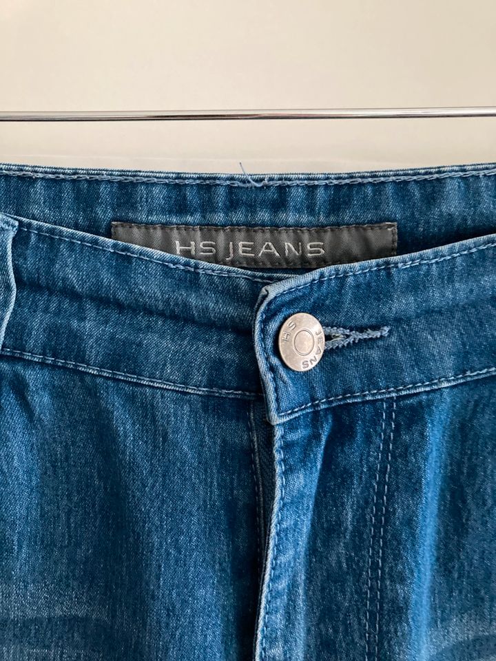 Jeans 7/8 hoher Leib Gr. 38 HS Jeans weich in Jena