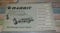 Betriebsanleitung VW US Golf 1 I Typ 17 RABBIT Owner´s Manual Niedersachsen - Schöppenstedt Vorschau