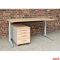 16x Palmberg Schreibtisch 160x80 mit Rollcontainer Büro Berlin - Reinickendorf Vorschau