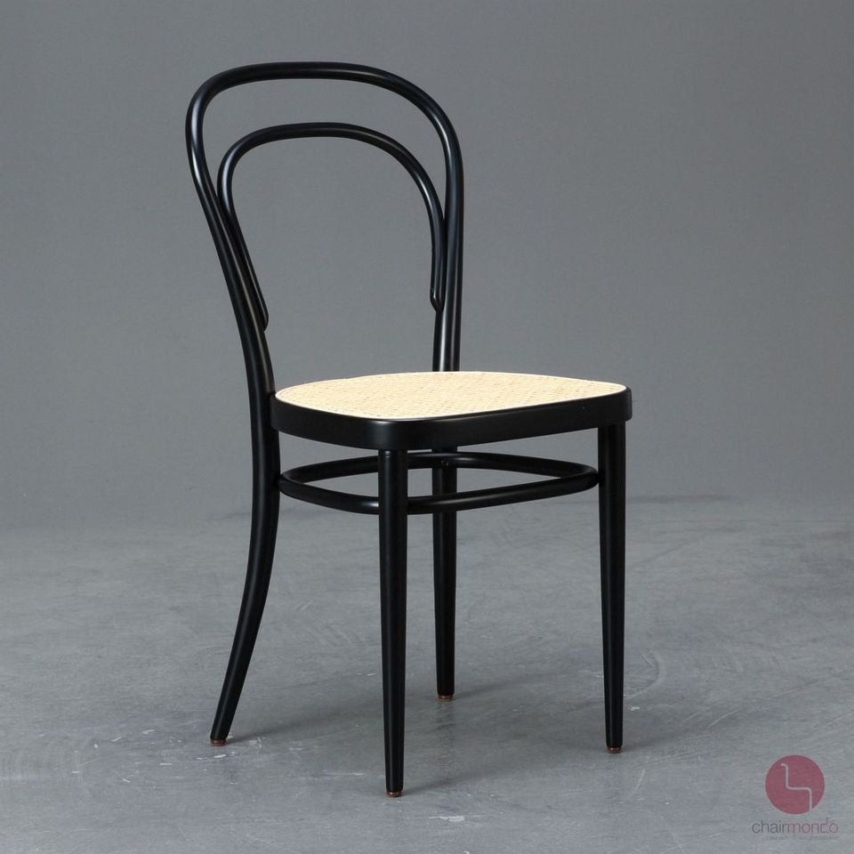 Thonet 214 Bugholz Stuhl Schwarz restauriert Lack neu - 1 von 4 in Würzburg