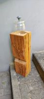 Alter Holzbalken mit Weck Glas 1L. Holz Stehle Bonbonjere Baden-Württemberg - Bräunlingen Vorschau