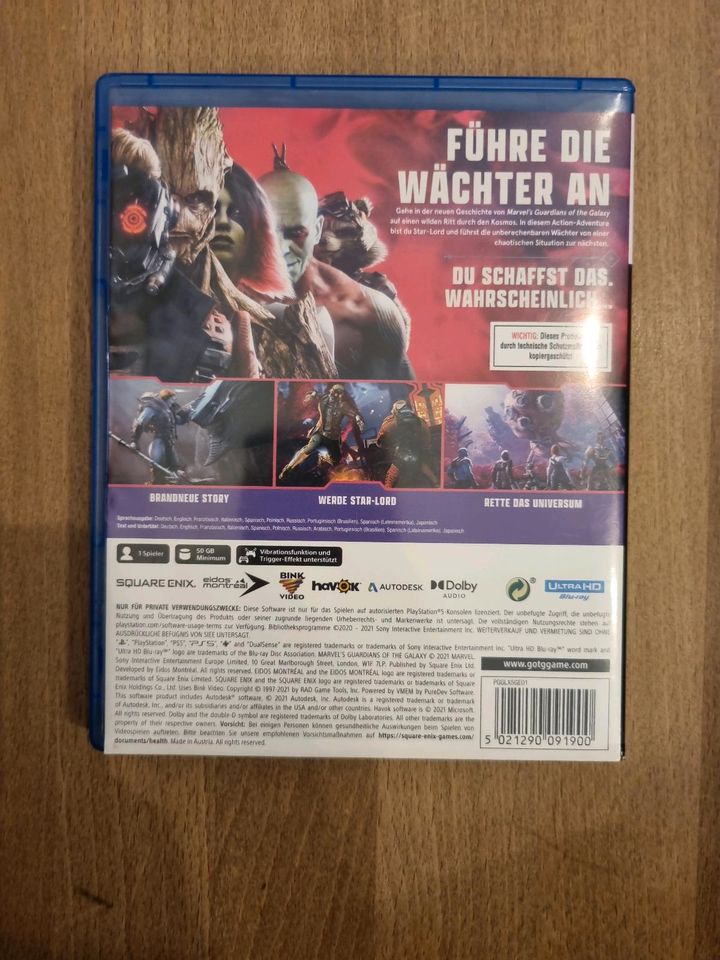 Marvel Guardians of the Galaxy PS5 Spiel in Baesweiler