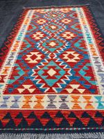 Kelim Teppich 161x98 Kilim Afghanisch Flachgewebt Andarbeit rug Berlin - Wilmersdorf Vorschau