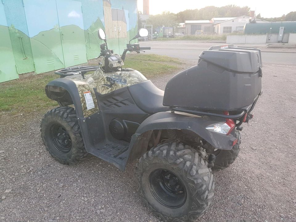 Kymco Mxu 500 DX LOF Quad ATV Ahk 4WD Koffer Seilwinde in Georgenthal