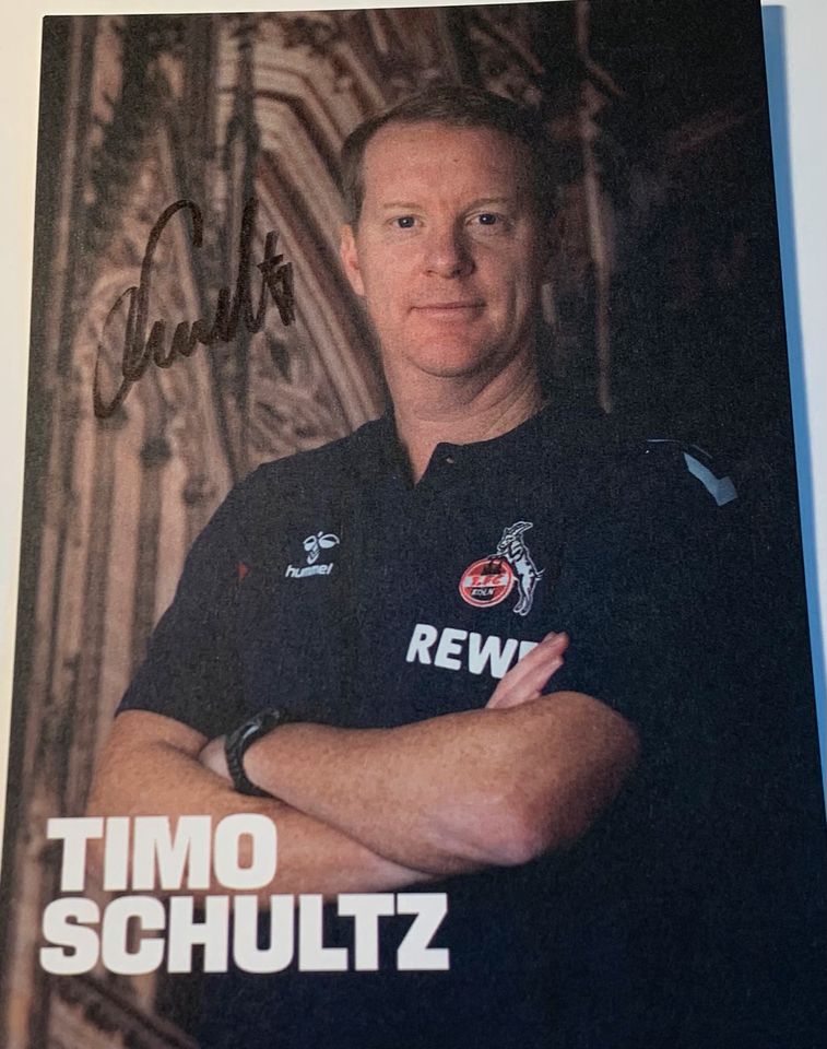 1. FC Köln Autogrammkarte Timo Schultz Handsigniert in Berlin