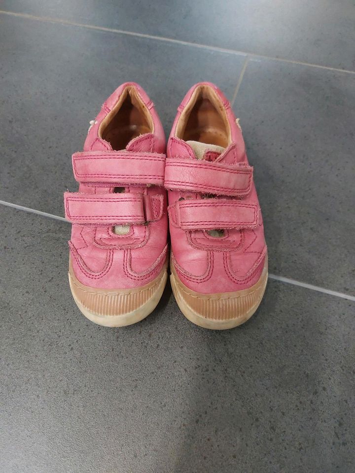 Bisgaard Leder Halbschuhe Klettverschluss Gr. 28 rosa pink in Klingenberg am Main