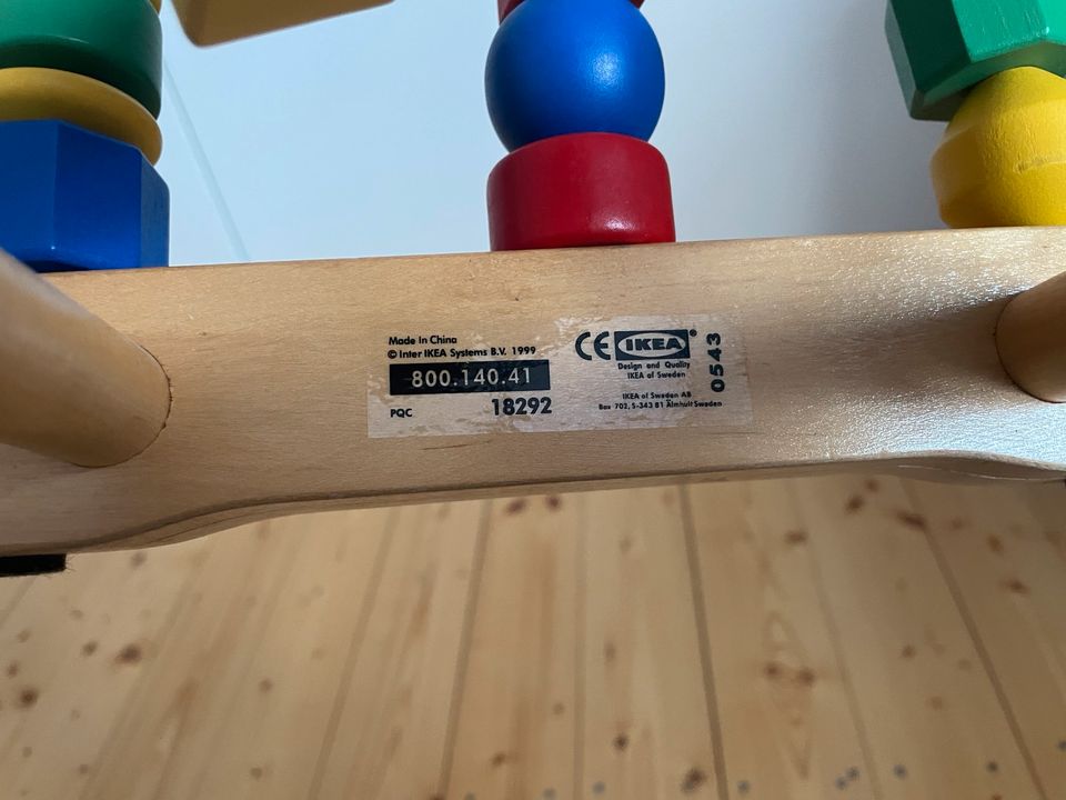 IKEA Mula Motorikschleife Holzspielzeug Montessori in Radeburg