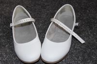 Weiße Ballerinas Gr.34/Kommunionschuhe Hessen - Villmar Vorschau