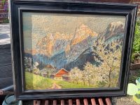 Ölgemälde antik  Berglandschaft Gemälde Bayern - Wurmannsquick Vorschau