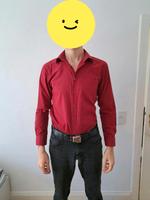 Herrenhemd von Canda (C&A) – Burgunderrot – Größe M / 39-40 Berlin - Westend Vorschau