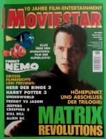 Moviestar Magazin*11-12/03* - Matrix 3 Cover - TOP Schwerin - Mueßer Holz Vorschau