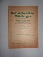 Kolonialforstliche Mitteilungen 1941 (III/6) Hessen - Groß-Gerau Vorschau