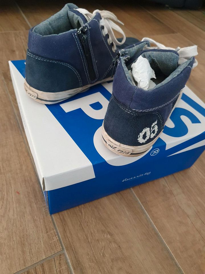 Neu Sneaker GiosEppo Chucks gr 32, 33 blau Lederchucks in Nordhorn