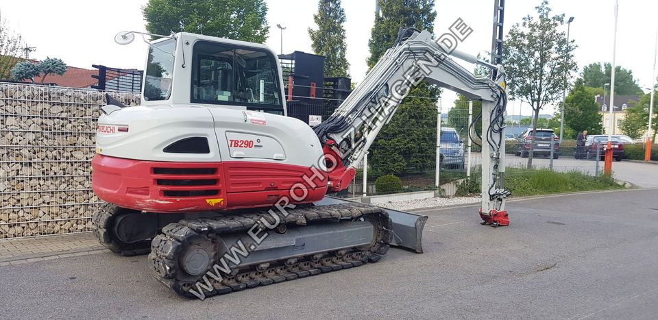 Minibagger Takeuchi TB 290 mit SW08 und Rückfahrkamera Roadliner in Hagen