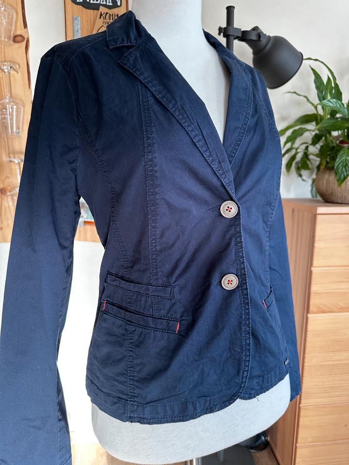 Blazer Sommerjacke Polly dunkelblau StreetOne 38 Business in Radeburg