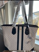 Handtasche blau weiß Michael Kors EVA LG TOTE Neu Original Brandenburg - Bernau Vorschau