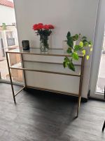 Beistelltisch Konsolentisch Regal gold Glas Sideboard Nordrhein-Westfalen - Bergkamen Vorschau