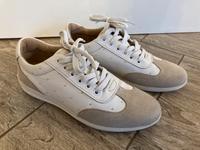 Neuw. Geox Myria Sneaker Gr. 38 Leder - weiß/beige Niedersachsen - Gehrde Vorschau