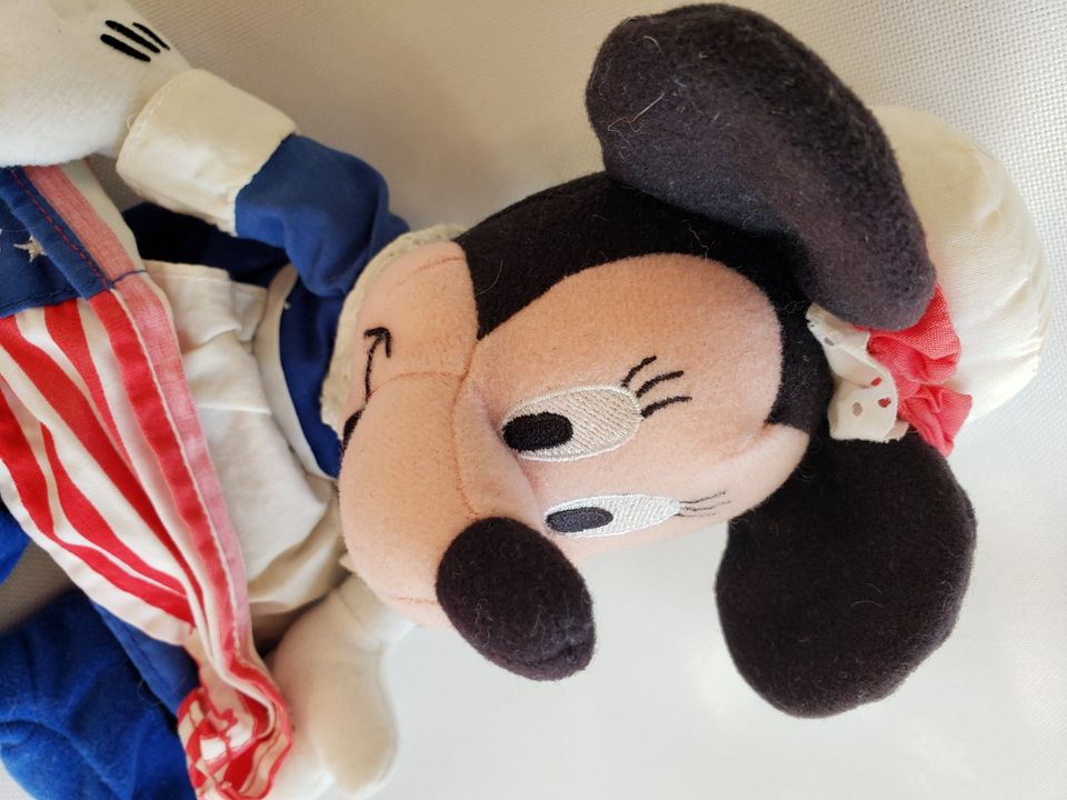 Disney Minnie Mouse Maus Betsy Ross Kolonialflagge Kuscheltier in Gundelsheim