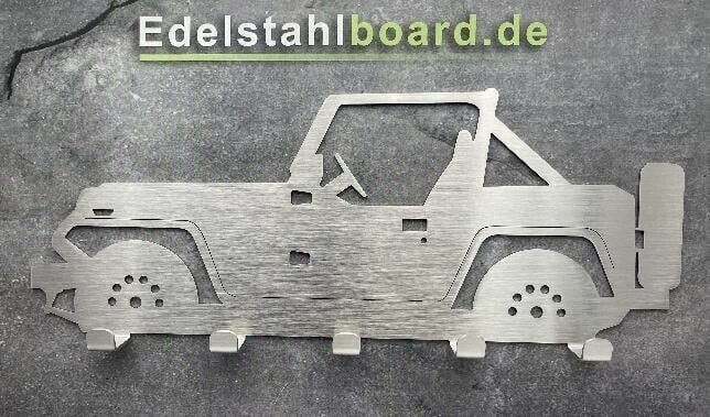 Schlüsselbrett Schlüsselanhänger Board in Optik Jeep Wrangler YJ in Schwalmtal