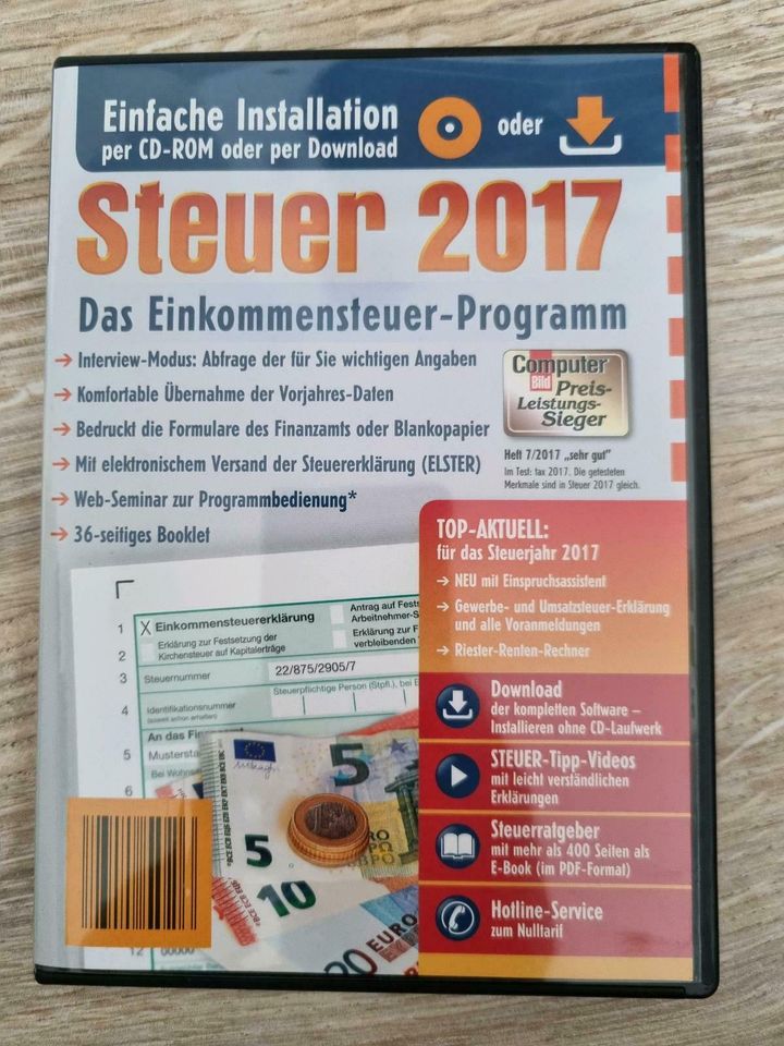 Steuerprogramm für Jahr 2017 in Pfaffenhofen a.d. Ilm
