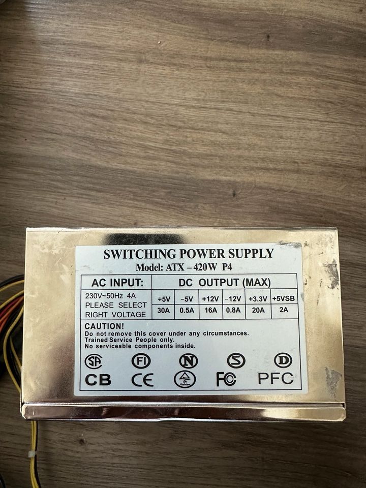 PC Netzteil 420 Watt Delux ATX Switching Power Supply in Mannheim