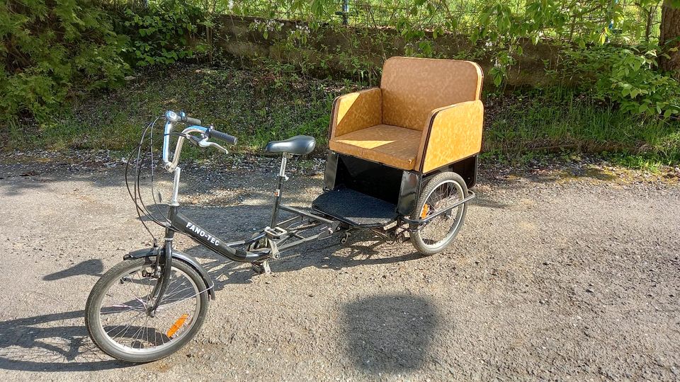 Rikscha Fano Tec Dreirad Hochzeit Fahrrad in Mohlsdorf