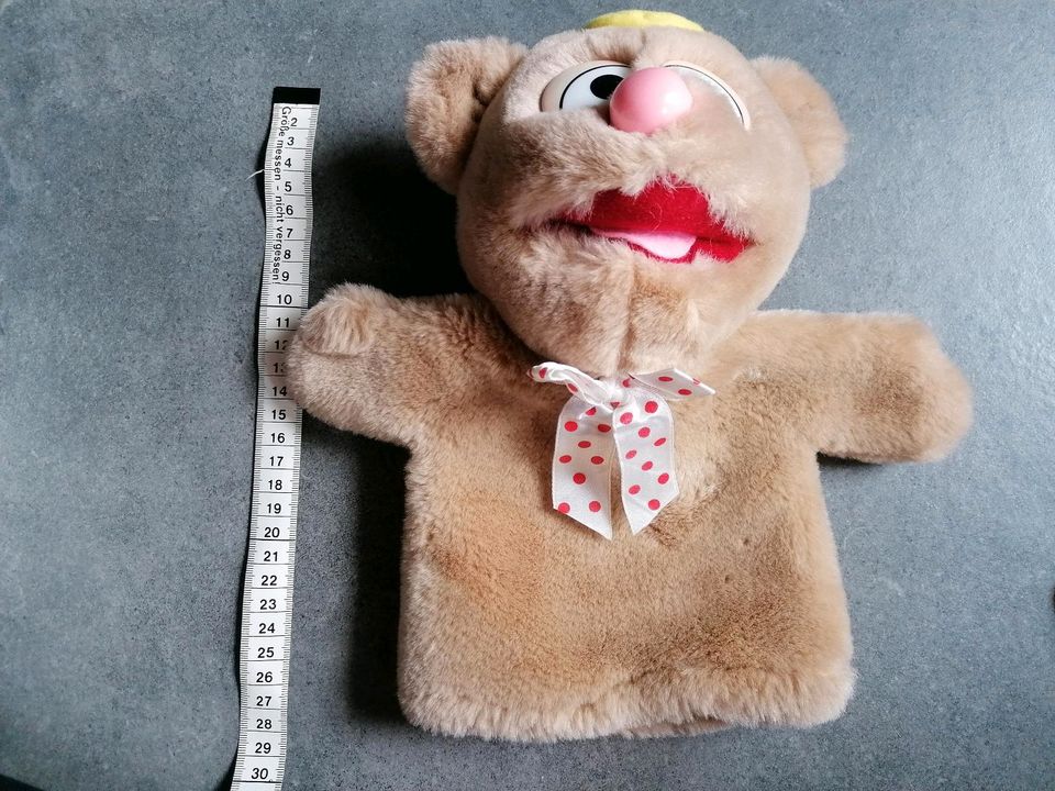 Vintage 90er Muppet Show Handpuppe Fossibär Fozzie Bear Neuwertig in Berlin