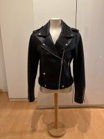 Biker Lederjacke M Damen Mango schwarz Rockabilly 50er Jahre Bayern - Heßdorf Vorschau