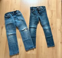 Zwei schöne Jeans Hosen Gr.140 blau Sachsen-Anhalt - Wanzleben Vorschau