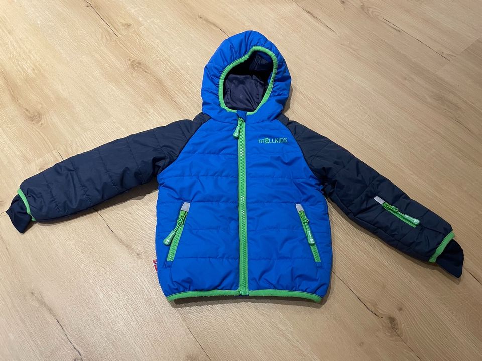 Skijacke Winterjacke von Trollkids Gr. 92 in Sien