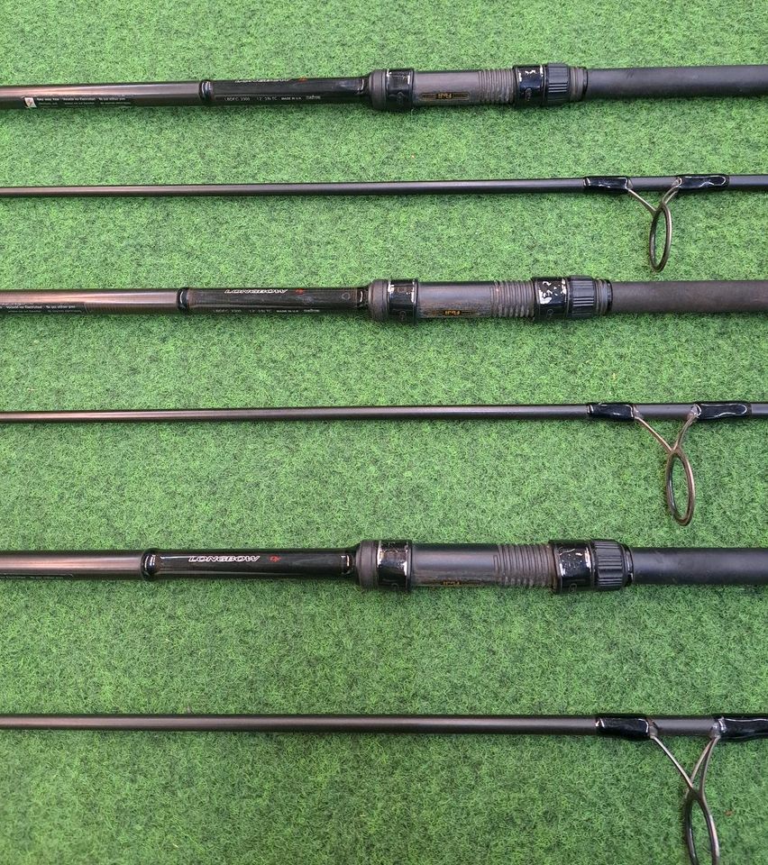 3× Daiwa Longbow DF 12ft 3lbs Karpfenruten Weitwurf Angeln Carp in Bad Bentheim