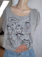 Pull & Bear Shirt grau Print Gr. M Innenstadt - Poll Vorschau