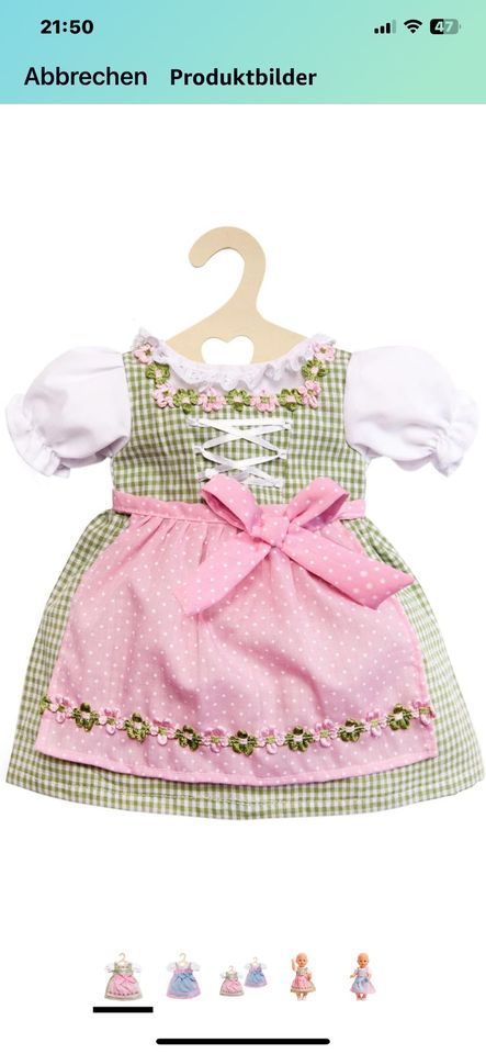 Bezauberndes Puppen Dirndl, 43cm, top Zustand in Trier